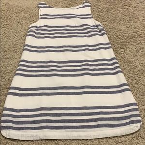Beach lunch lounge summer dress linen size small